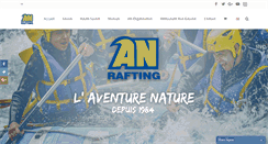 Desktop Screenshot of an-rafting.com