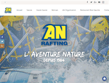 Tablet Screenshot of an-rafting.com